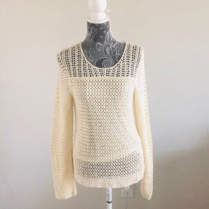 Crotchet Long Sleeve Cream